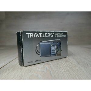 Travelers' LCD Clock 2 Bands Radio MFR-88